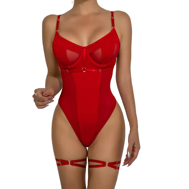 Allure Bodysuit Red